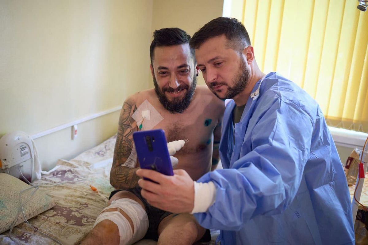Juan, el soldado español herido en Ucrania al que visitó Zelenski