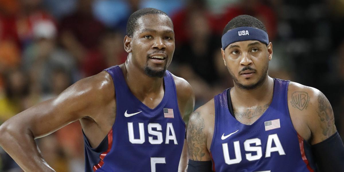 Kevin Durant quiere reclutar a Carmelo Anthony