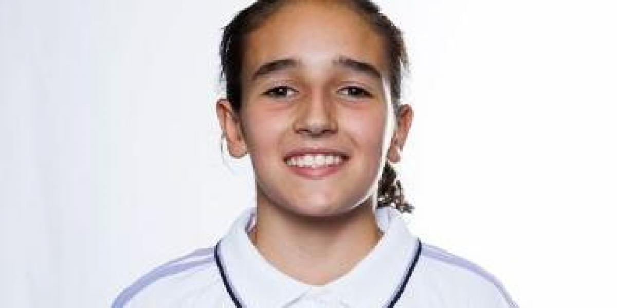 La hija de una leyenda merengue, al Cadete femenino del Real Madrid