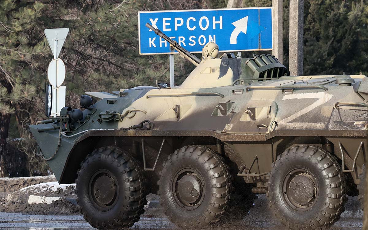 Las Fuerzas Armadas en el sur de Ucrania anuncian una contraofensiva en la región de Jersón