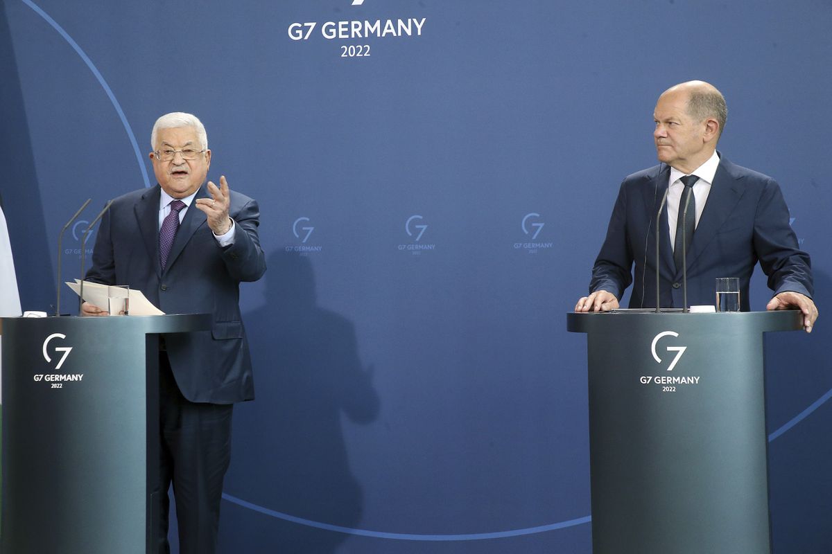 Las declaraciones de Abbas sobre el Holocausto en presencia de Scholz desatan un aluvión de críticas