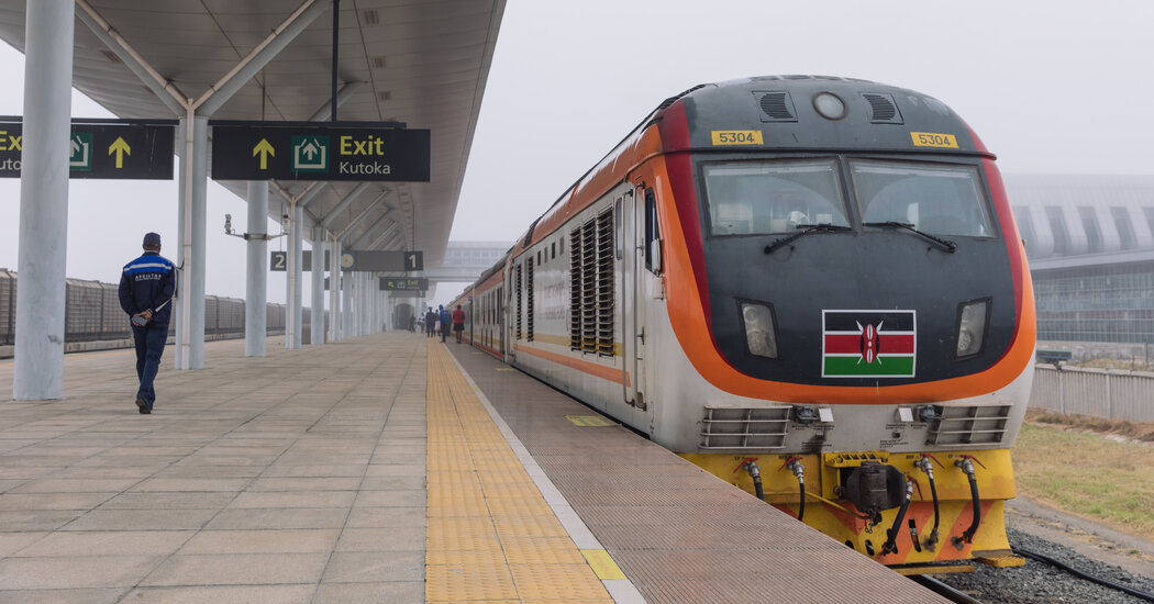 Los problemas del tren financiado por China en Kenia