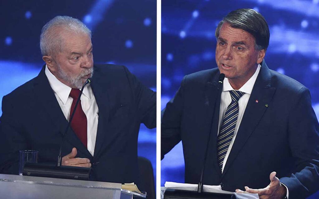 Lula y Bolsonaro cruzan acusaciones en el primer debate por la presidencia de Brasil