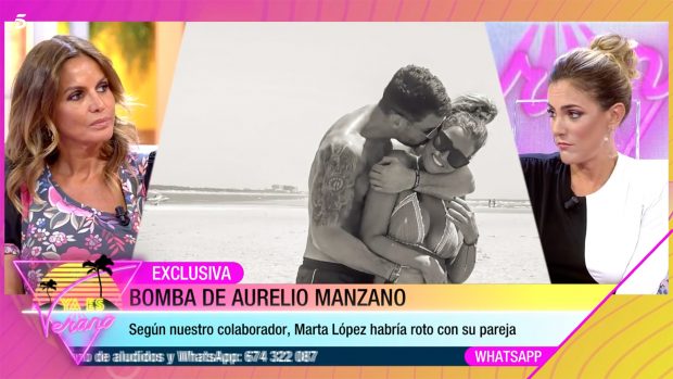 Marta López en 'Ya es verano' / Telecinco