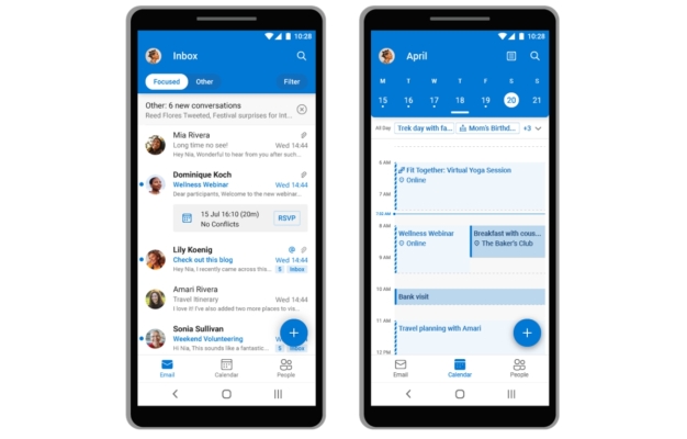 Microsoft lanza Outlook Lite para teléfonos Android de bajo consumo