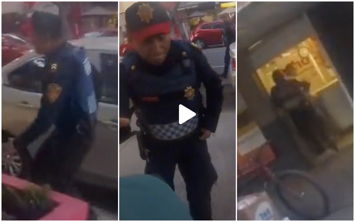 Motociclista le da ‘aventón’ a policía para detener a delincuente en la CDMX… y lo atrapan | Video