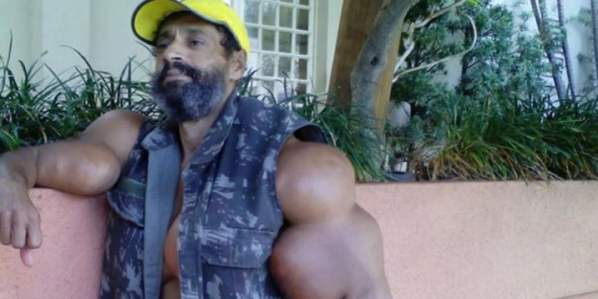 Muere el 'Hulk' brasileño, el fisicoculturista que se inyectaba aceite en sus músculos