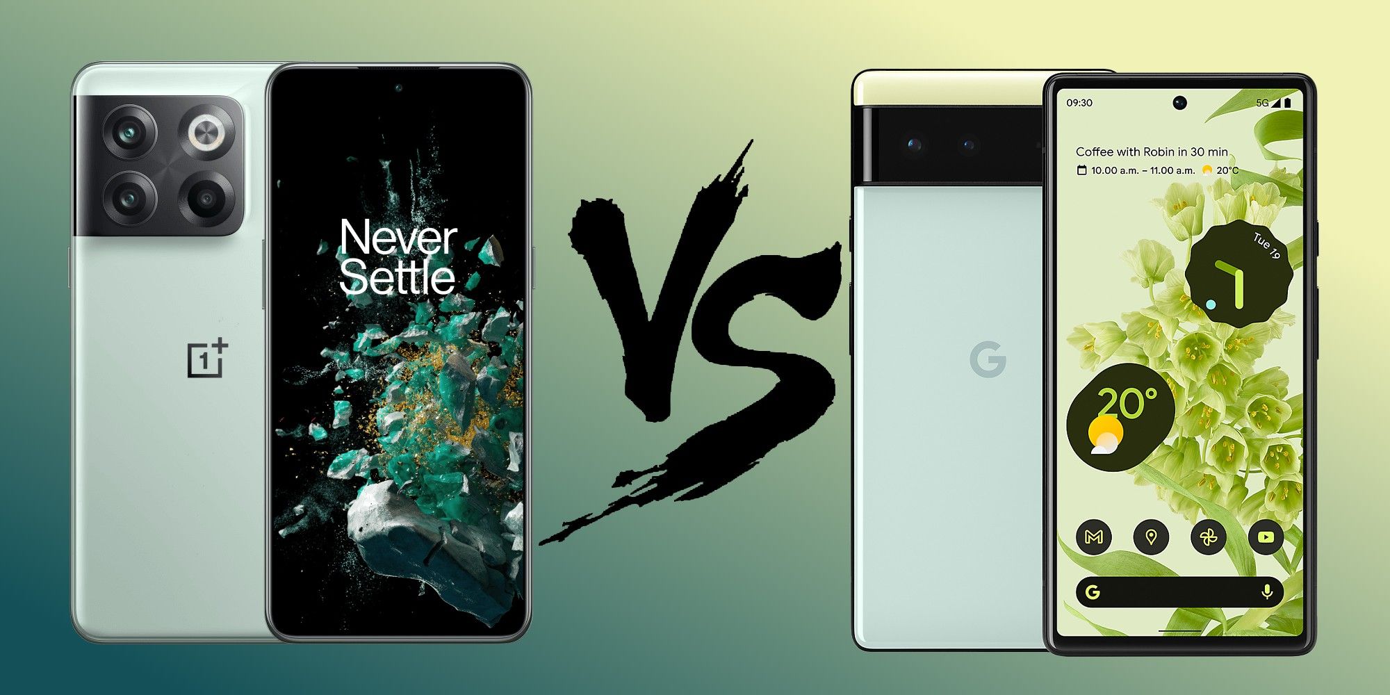 OnePlus 10T vs.  Pixel 6: ¿Qué teléfono es la mejor compra?