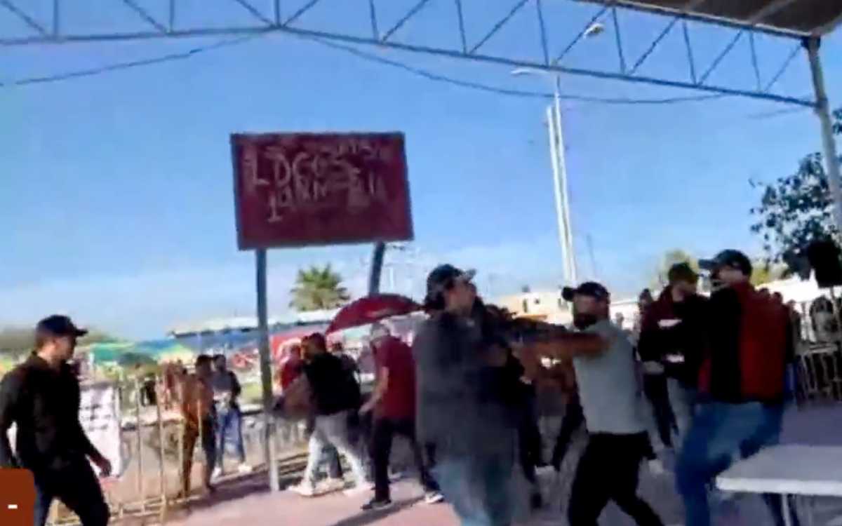 Pelea entre simpatizantes de Morena en Durango | Video