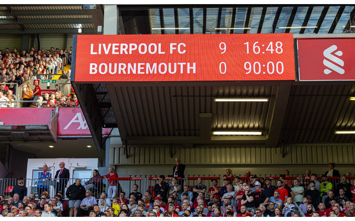 Propina Liverpool histórica goleada al Bournemouth en Anfield | Video