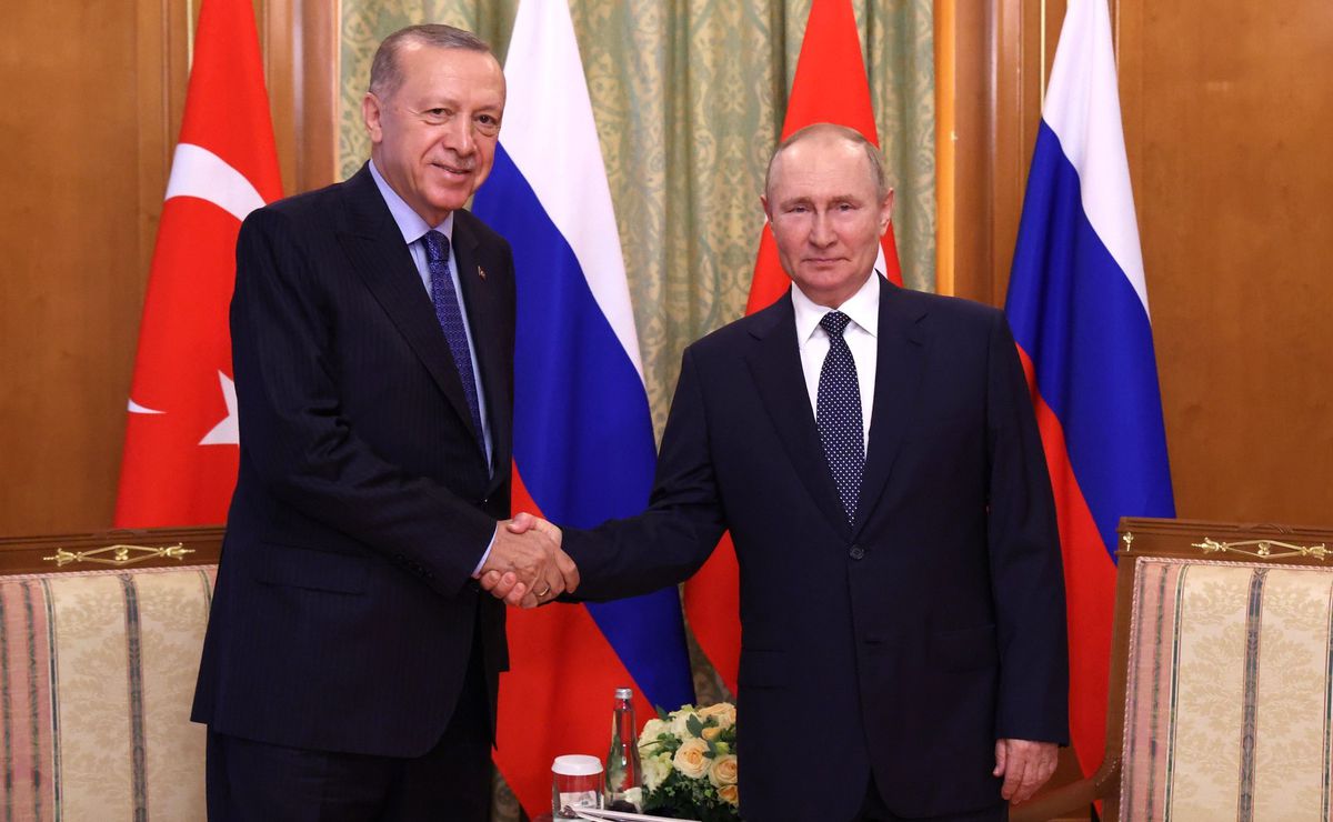 Putin exhibe su sintonía con Erdogan en la segunda reunión entre ambos en menos de un mes