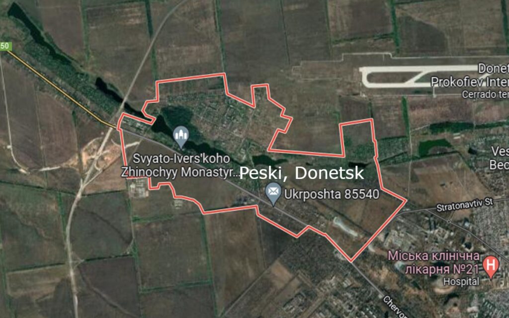 Rusia anuncia la toma de Peski, en Donetsk