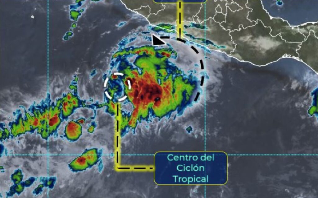 Se forma depresión tropical "Nueve-E" frente a costas de Colima y Jalisco