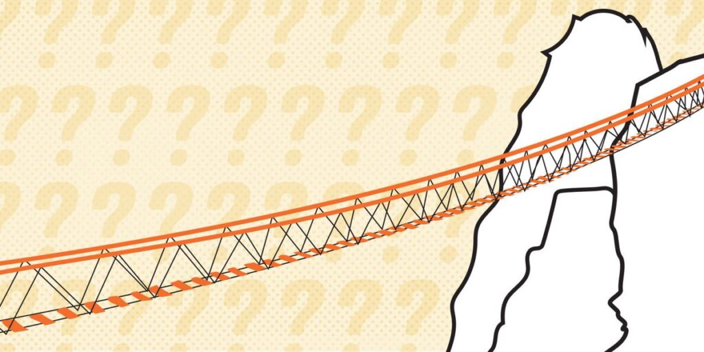 Solución al acertijo de la semana n.º 2: cruzar un puente de cuerda incompleto