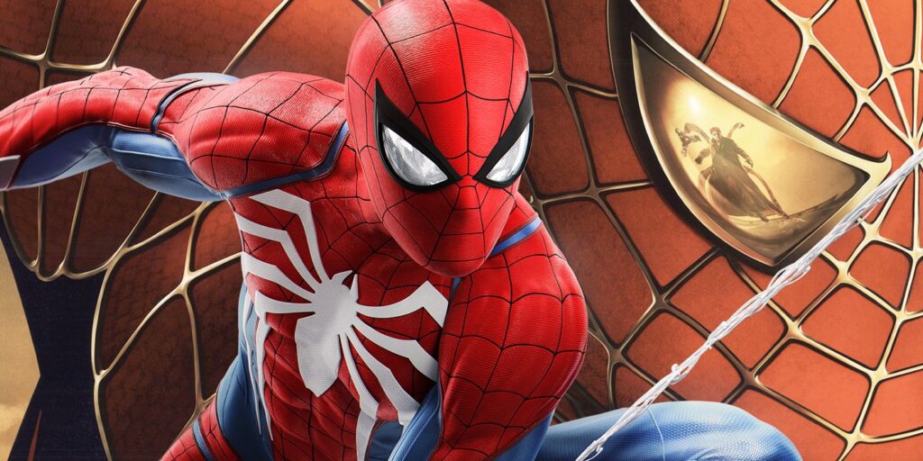 Spider-Man Player de Marvel recrea el icónico póster de la película Raimi en el juego