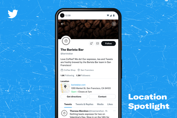 Twitter ahora permite que todas las empresas muestren la ubicación y la información de contacto en sus perfiles