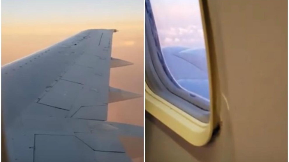 Un vídeo muestra el descuido en un avión de pasajeros