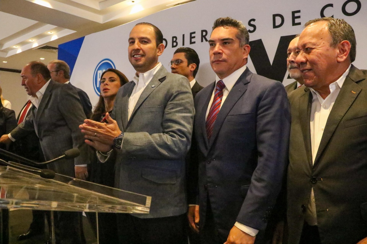 ‘Va por México’ crea comisión para impulsar gobiernos de coalición… y sale en defensa de ‘Alito’ Moreno