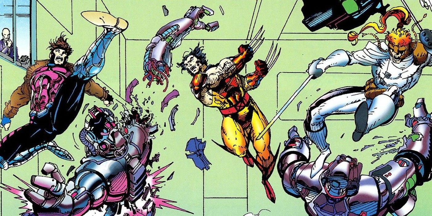 Wolverine y Cyclops destruyen la sala de peligro en Uncanny X-Men Cosplay