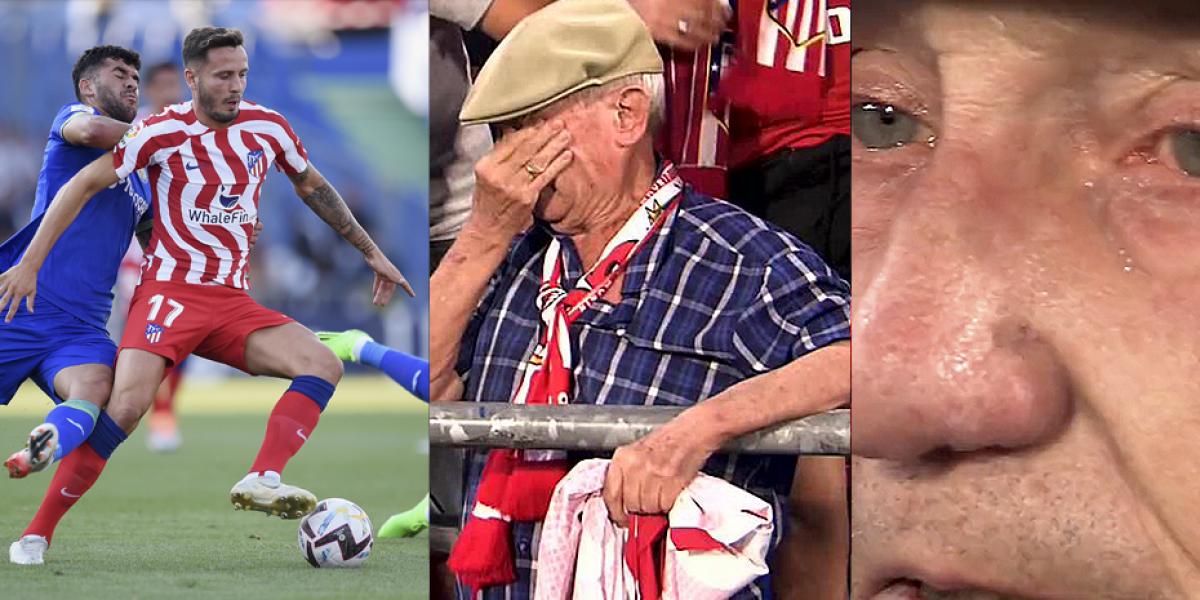 ¡Señorial! El gesto de Saúl que emocionó a un veterano hincha del Atlético