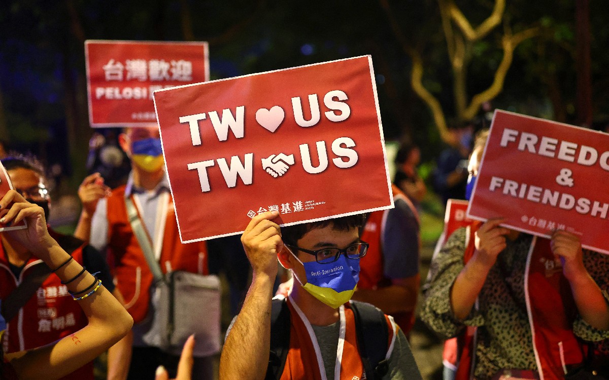 ¿Dónde está Nancy Pelosi? Taiwán alista bienvenida con alfombra roja y letreros gigantescos | Video