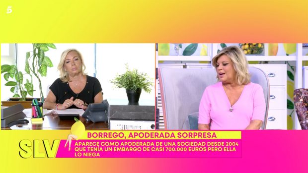 Terelu Campos y Carmen Borrego en 'Sálvame' / Telecinco