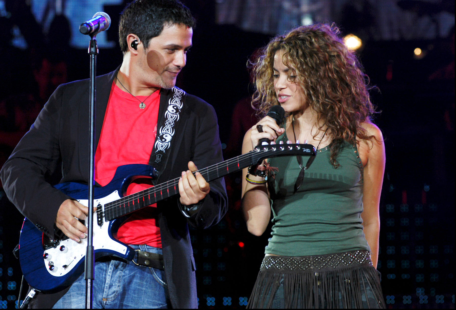 Shakira y Alejandro Sanz, cantando juntos / Gtres