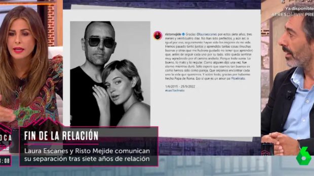Juan del Val reacciona a la ruptura entre Laura Escanes y Risto / La Sexta