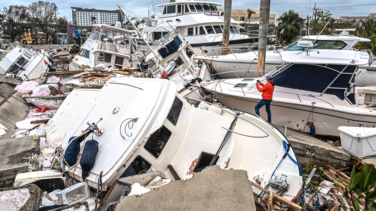 los daños del huracán Ian en su paso por Florida