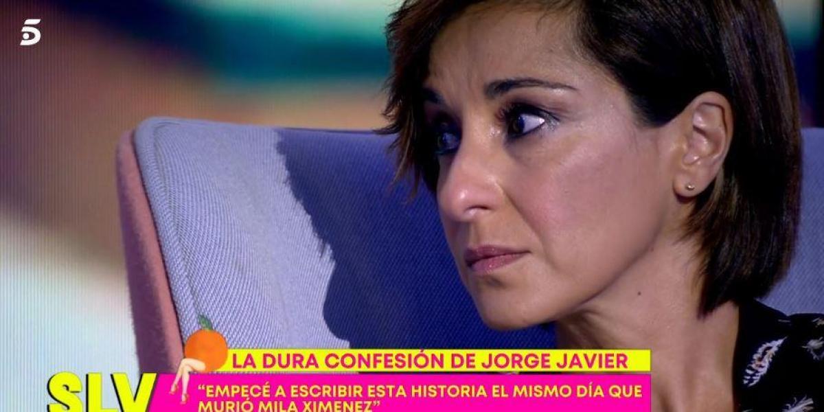 Adela González se derrumba en directo tras escuchar el anuncio de Jorge Javier Vázquez
