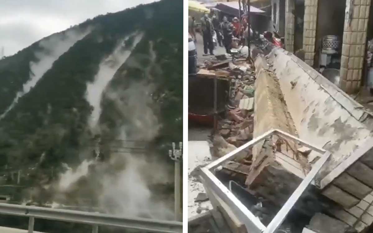 Al menos 21 muertos por un temblor de magnitud 6.8 en el suroeste de China