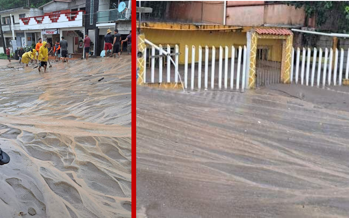 Arena tapiza calles de Alvarado, Veracruz; 600 viviendas afectadas | Fotos y videos