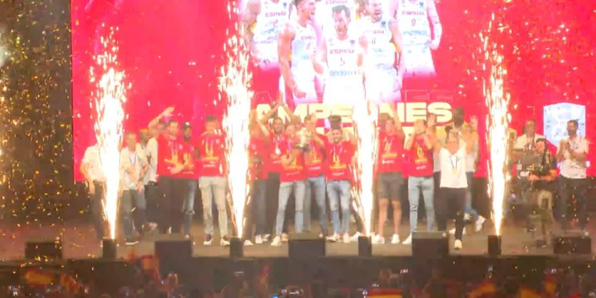 Así fue la fiesta por el Eurobasket de España