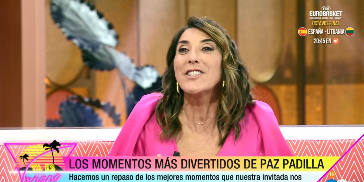 Así ha sido el regreso de Paz Padilla a Telecinco: dardo a 'Sálvame' y morreo incluido