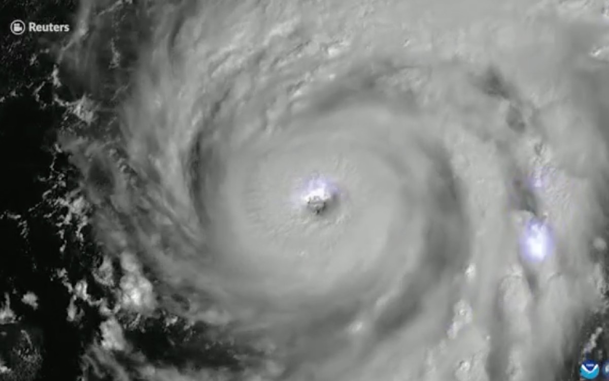 Así se vio el brutal paso del huracán ‘Ian’ desde el espacio | Video