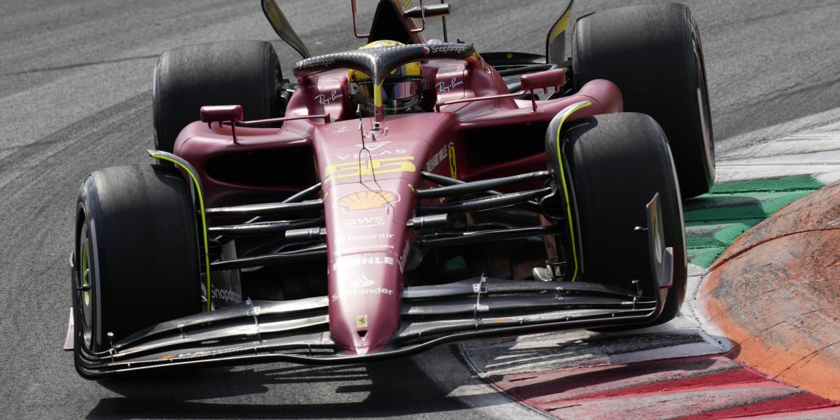 Carlos Sainz lidera la jornada en Monza
