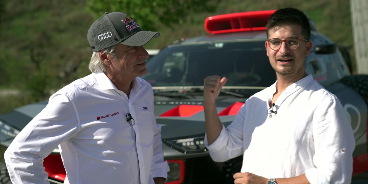 Carlos Sainz nos explica como es su nuevo Audi para el Dakar 2023