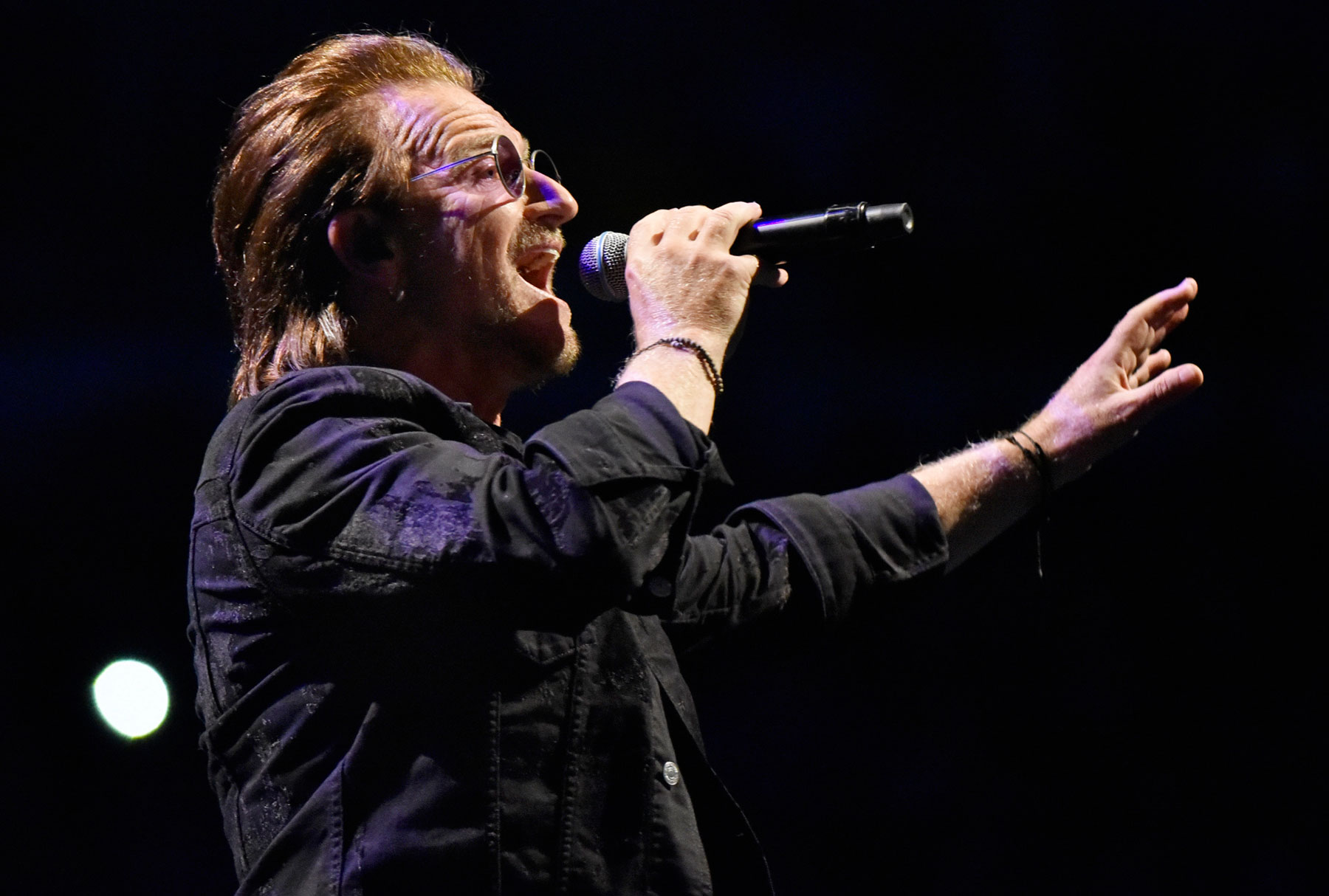 El vocalista de U2, Bono 
