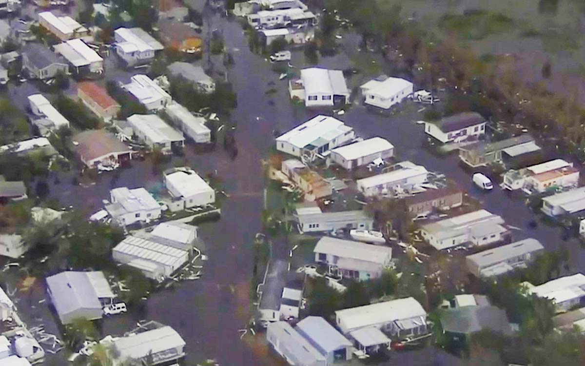 Dos muertes tras paso huracán Ian en Florida: gobernador