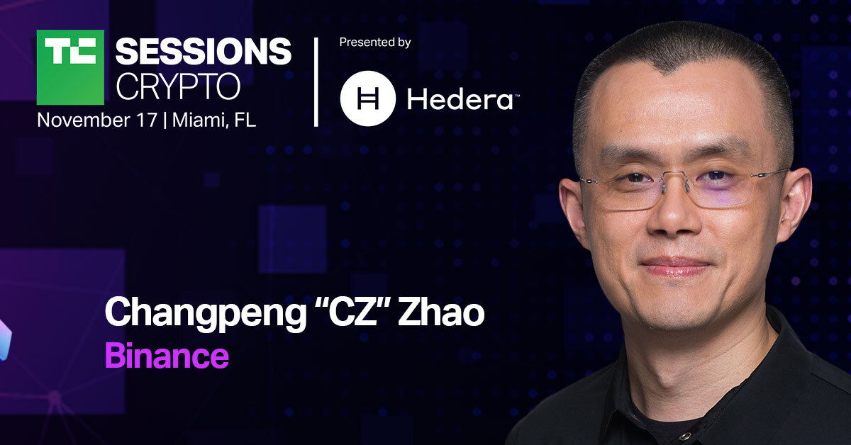 El fundador de Binance, Changpeng 'CZ' Zhao, comparte su visión de las oportunidades web3 en TC Sessions: Crypto