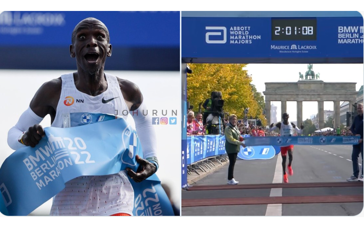 Eliud Kipchoge rompe su marca mundial en el Maratón de Berlín | Video