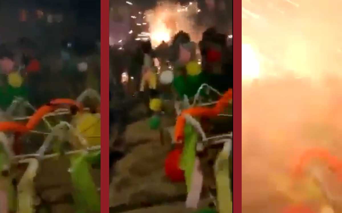 Explosión en fiesta patronal deja 24 heridos y un fallecido en Edomex | Video
