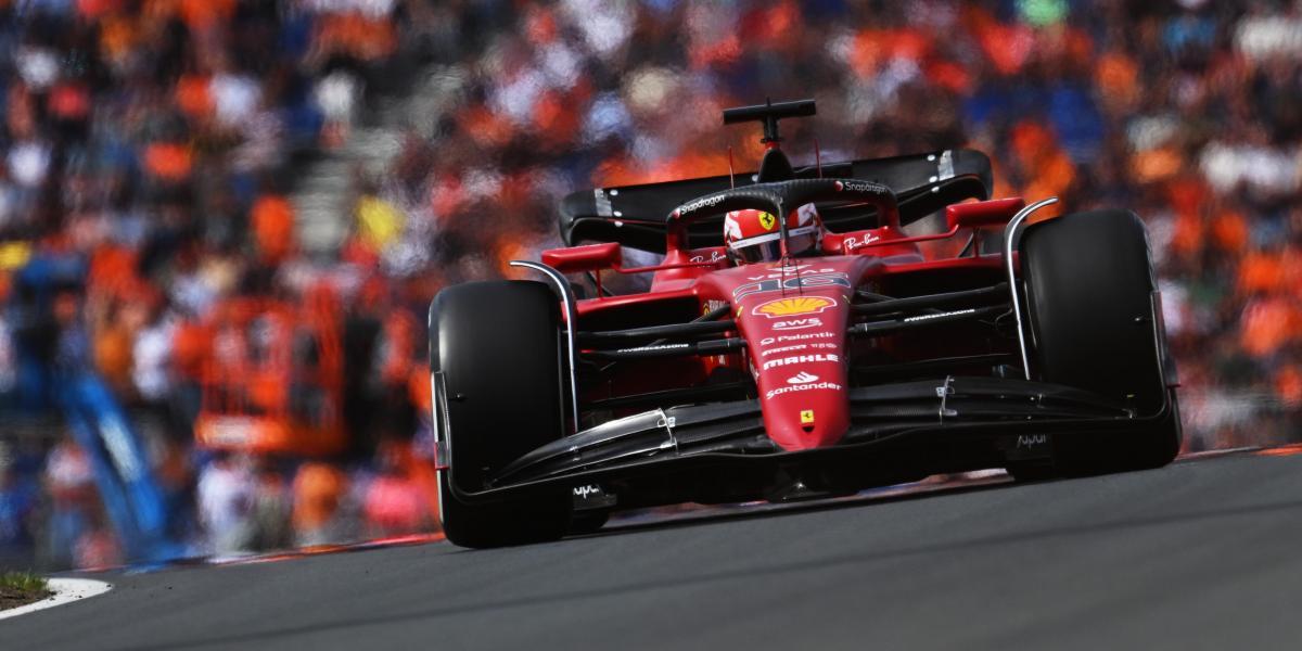 Ferrari cierra el viernes con doblete en casa de Verstappen