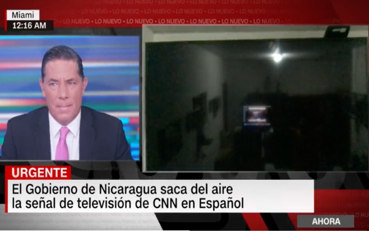 Gobierno de Nicaragua saca del aire a CNN en español; medio acusa censura