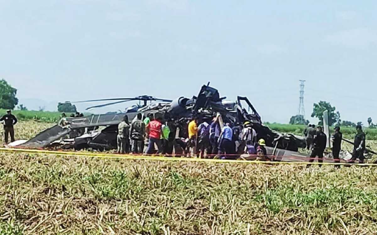 Helicóptero de Marina cayó por falta de combustible: FGR