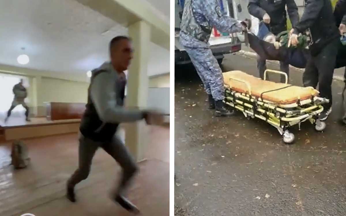Hombre abre fuego en oficina de reclutamiento rusa y hiere gravemente a militar | Video
