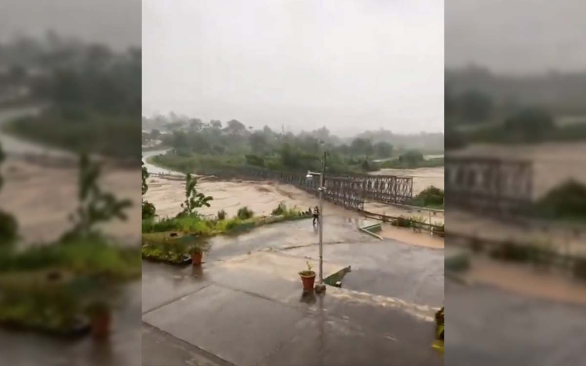 Huracán Fiona destruye puente en Puerto Rico; se esperan ‘inundaciones catastróficas’ |Video