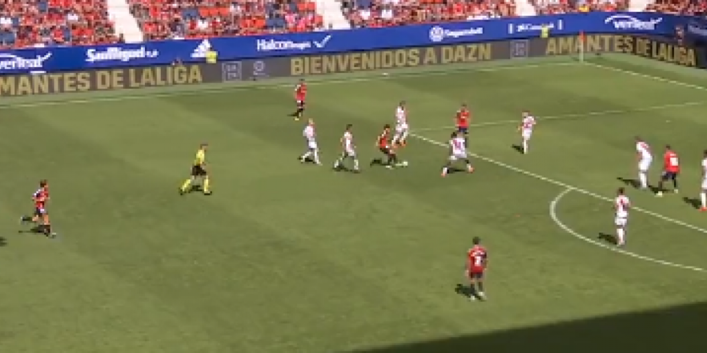 Impresionante jugada de Abde en su debut para dar la victoria a Osasuna