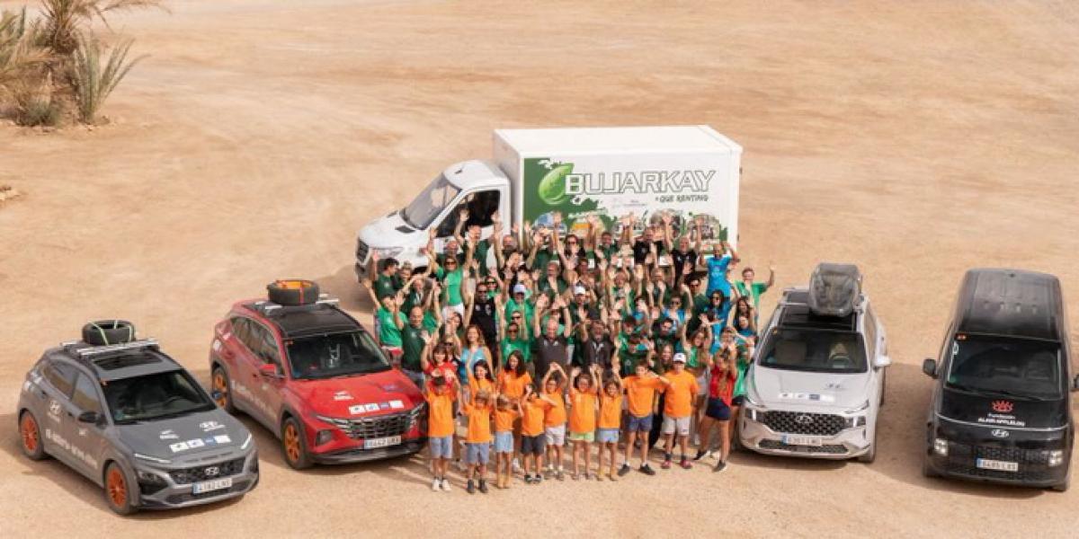 La caravana solidaria 'El desierto de los niños' de Hyundai vuelve con éxito