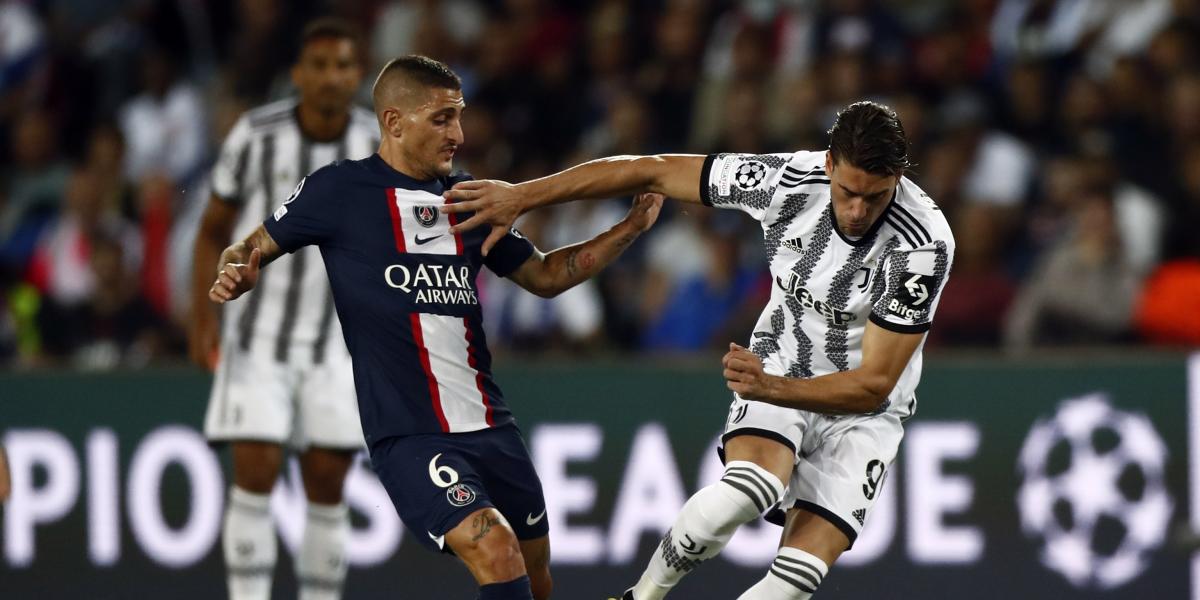 Las imágenes del PSG - Juventus